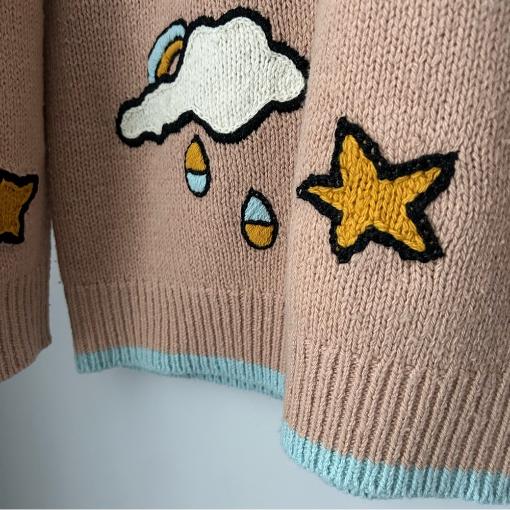 COACH Outerspace Intarsia Crewneck Sweater - Picture 5 of 8